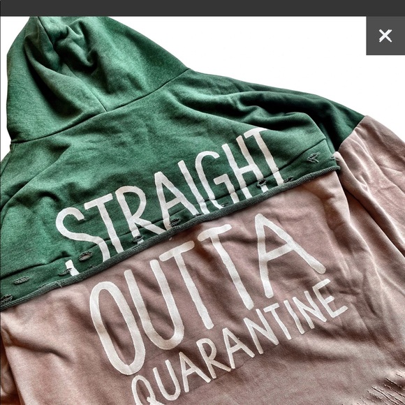 Wren + Glory Straight Outta Quarantine Hoodie - Picture 6 of 11